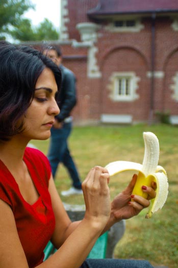 Elaborate Methods of Eating a Banana