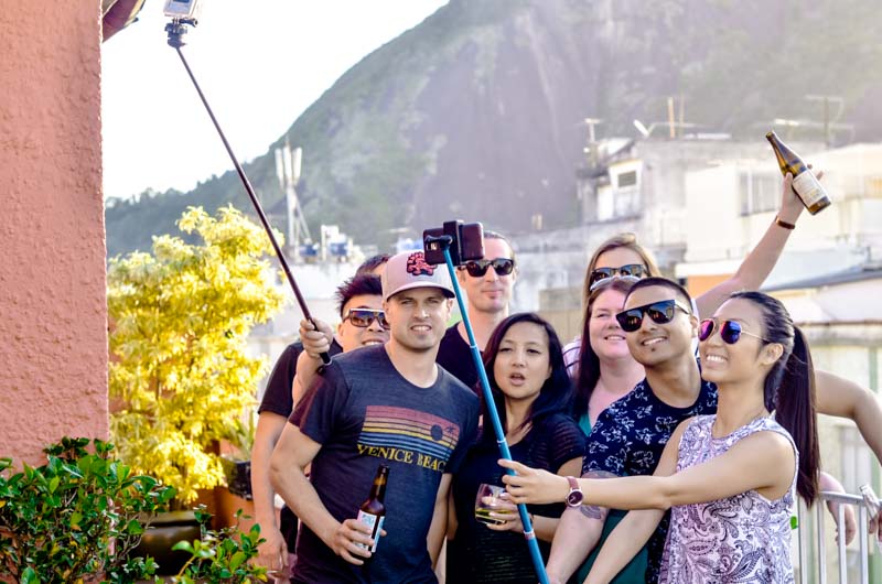 once, i saw people with selfie sticks (ii)
