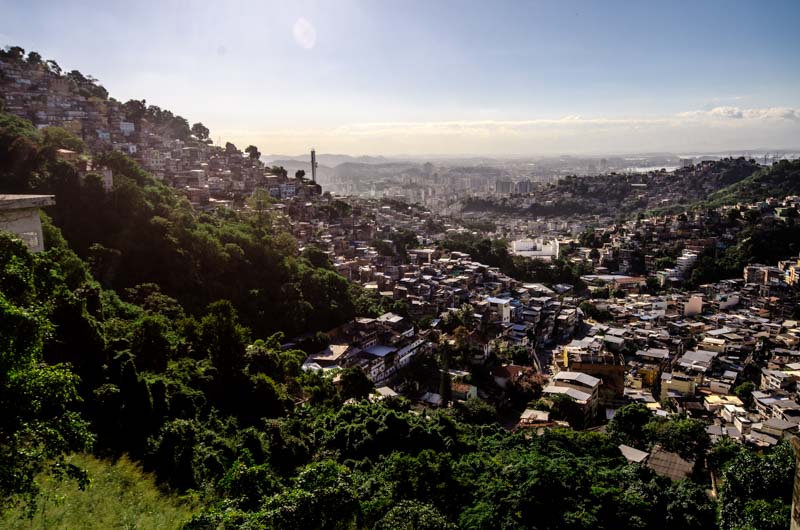 once, i saw the sun setting on a favela (iii)