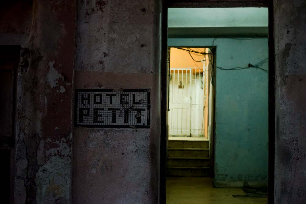 once, i looked into hotel petit